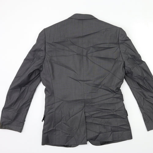 Butler & Webb Mens Grey   Jacket Suit Jacket Size 36