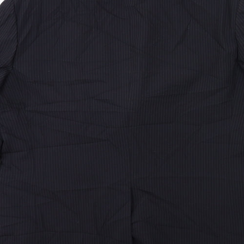Marks and Spencer Mens Blue Striped  Jacket Suit Jacket Size 44
