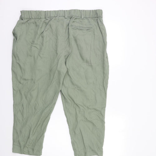 Marks and Spencer Womens Green   Trousers  Size 20 L23 in