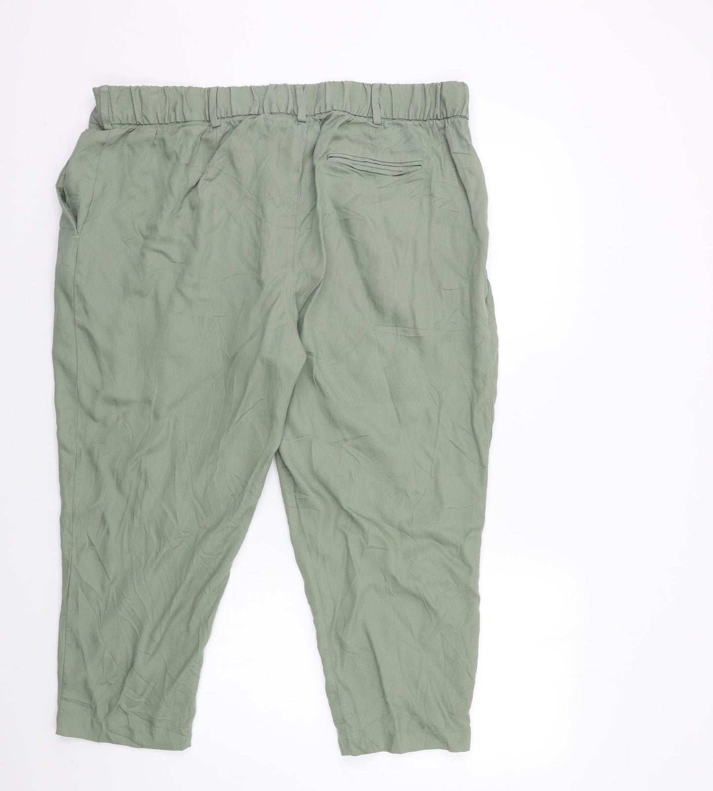 Marks and Spencer Womens Green   Trousers  Size 20 L23 in