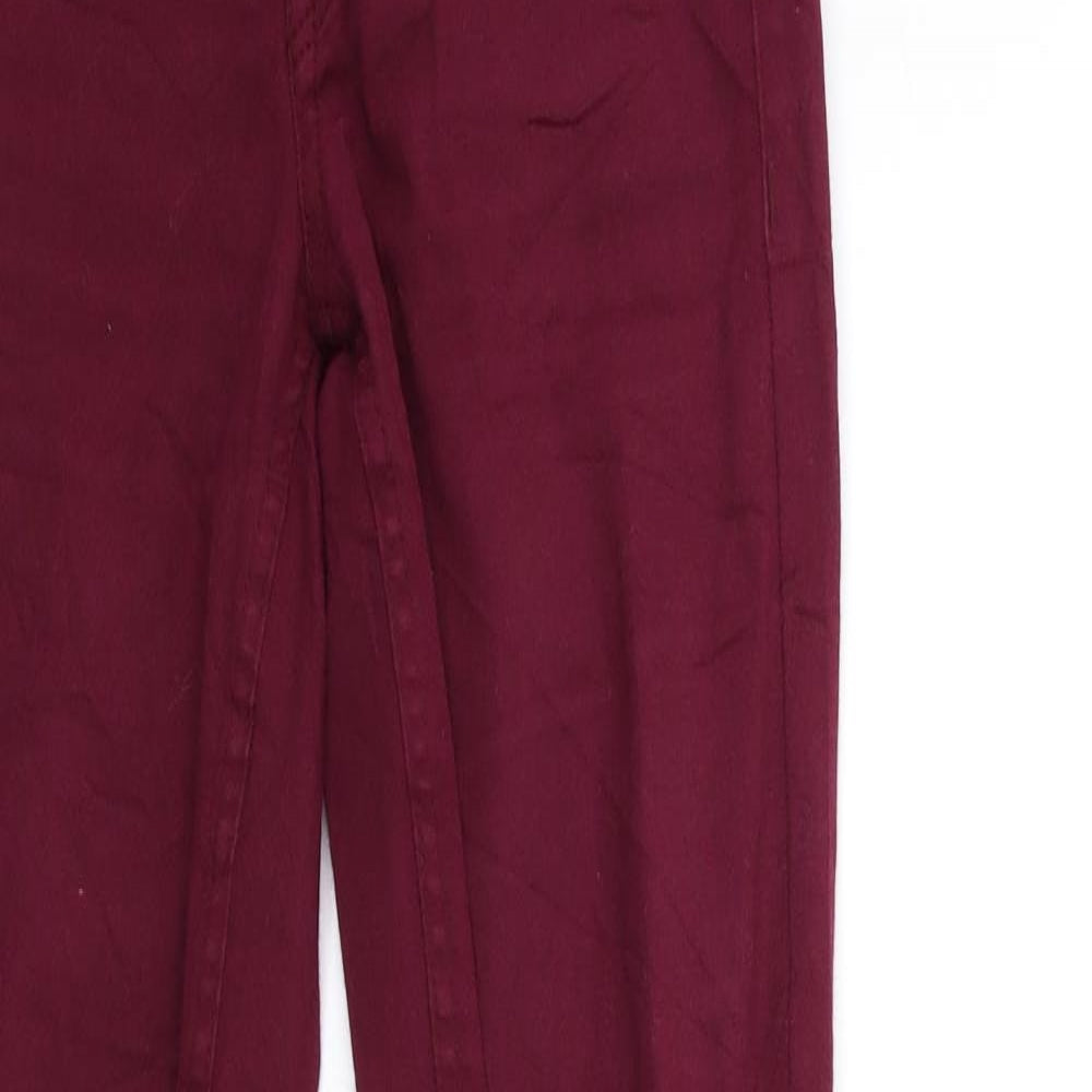 H&M Womens Purple  Denim Skinny Jeans Size 6 L32 in