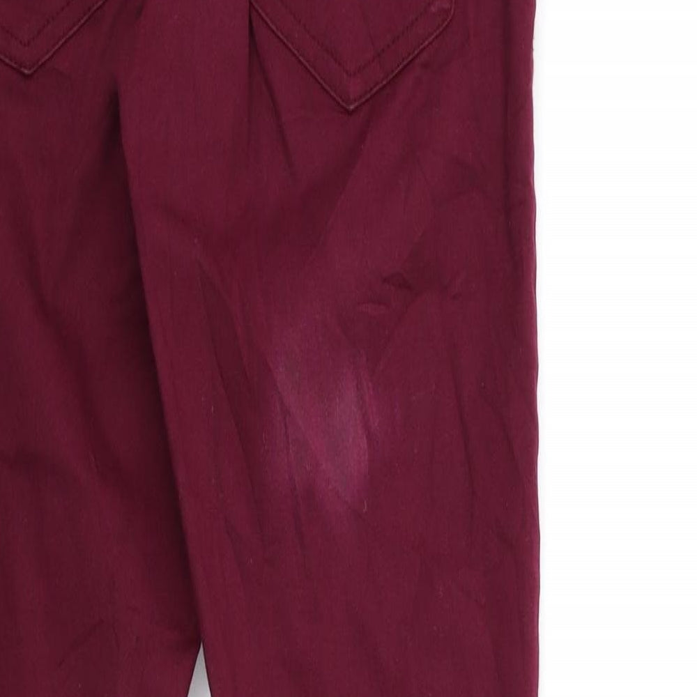 H&M Womens Purple  Denim Skinny Jeans Size 6 L32 in