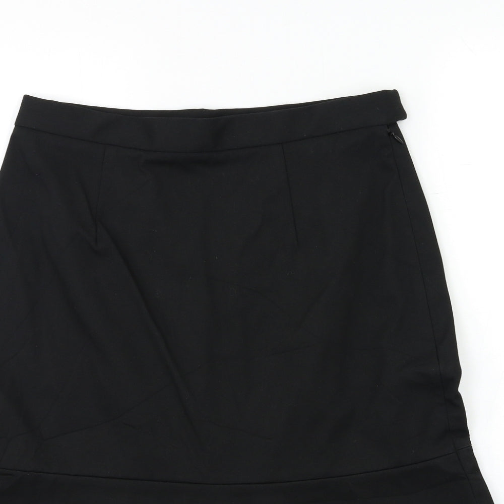 & Other Stories Womens Black   Flare Skirt Size 12