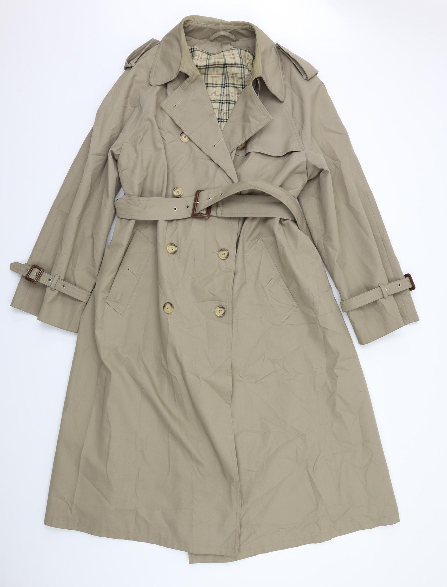Marks and Spencer Womens Brown   Trench Coat Coat Size 14