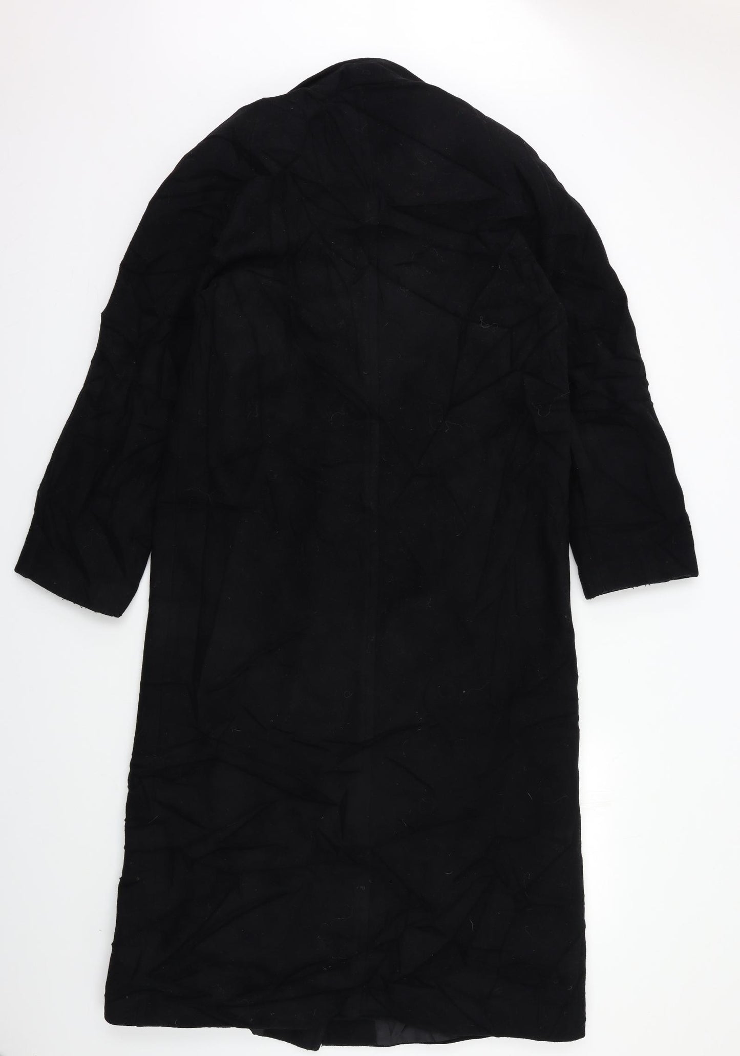 Paul Berman Womens Black   Overcoat Coat Size 10