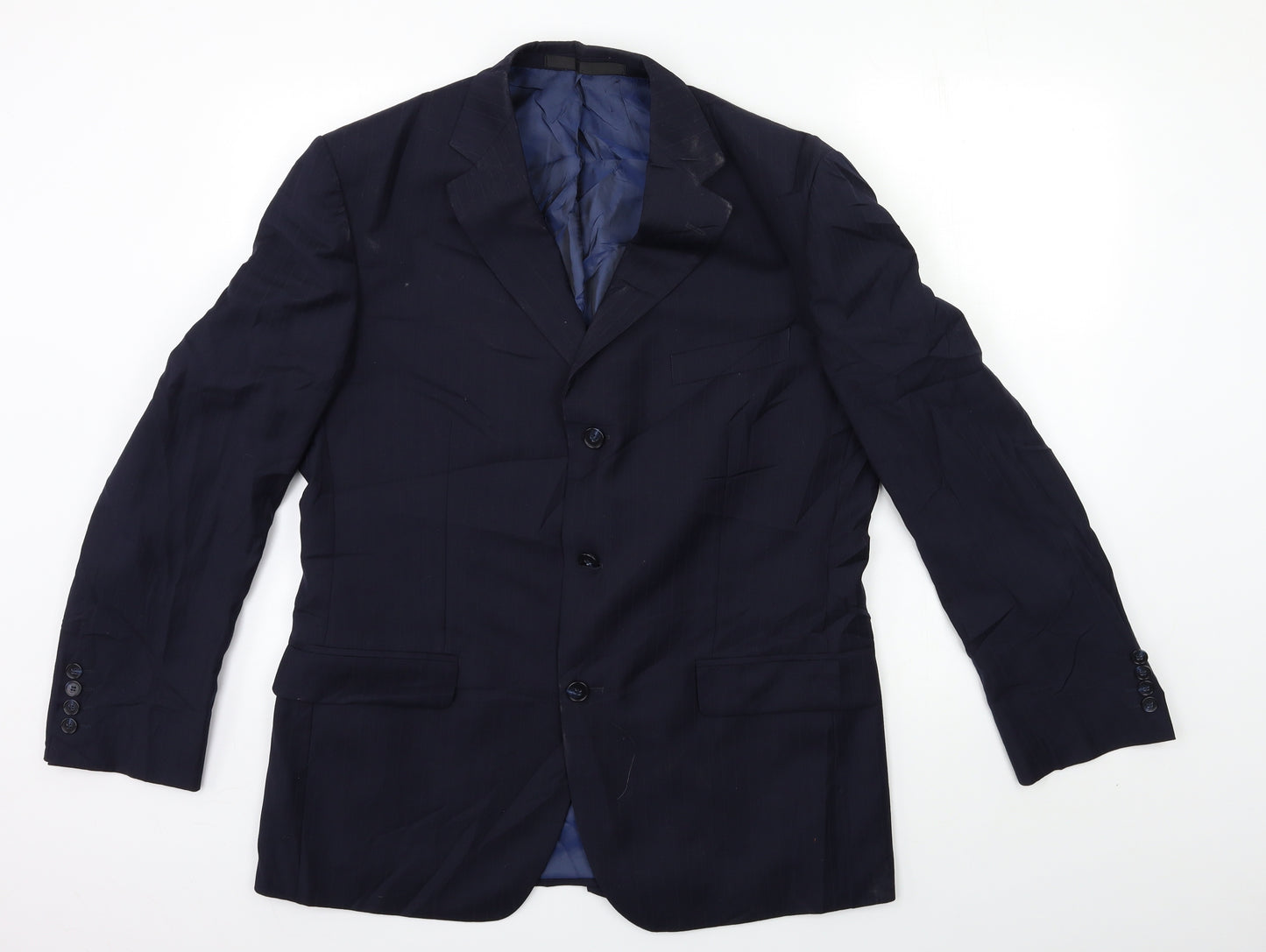 Marks and Spencer Mens Blue   Jacket Suit Jacket Size 42