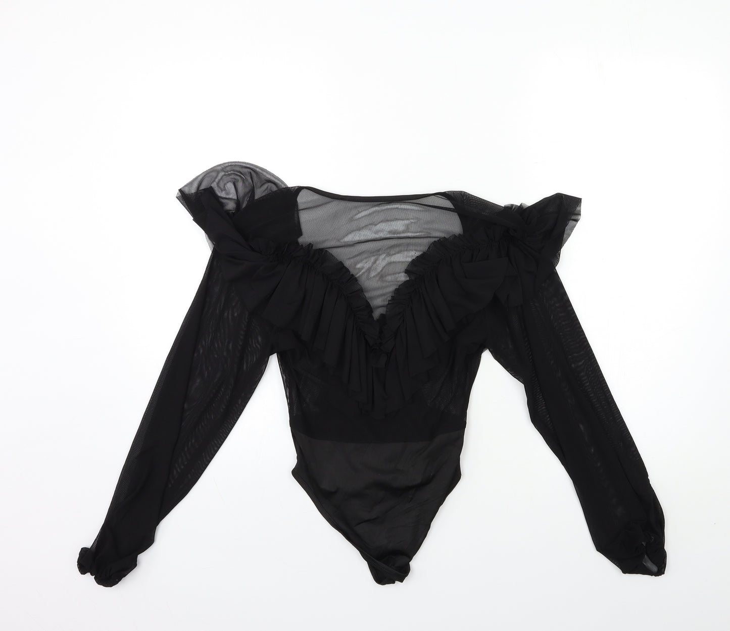 Preworn Womens Black   Basic Blouse Size S