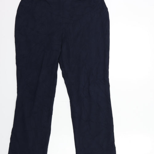 Marks and Spencer Womens Blue   Trousers  Size 14 L29 in