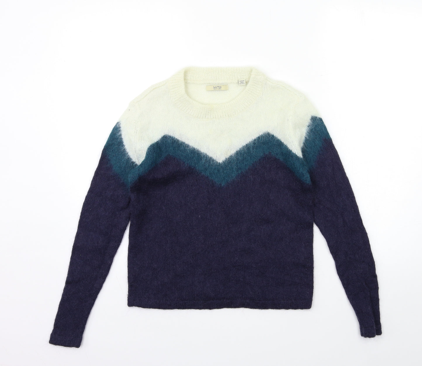 Jack Wills Womens Blue  Knit Pullover Jumper Size 10