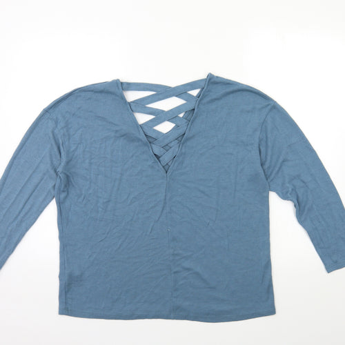 Primark Womens Blue  Knit Pullover Jumper Size 10