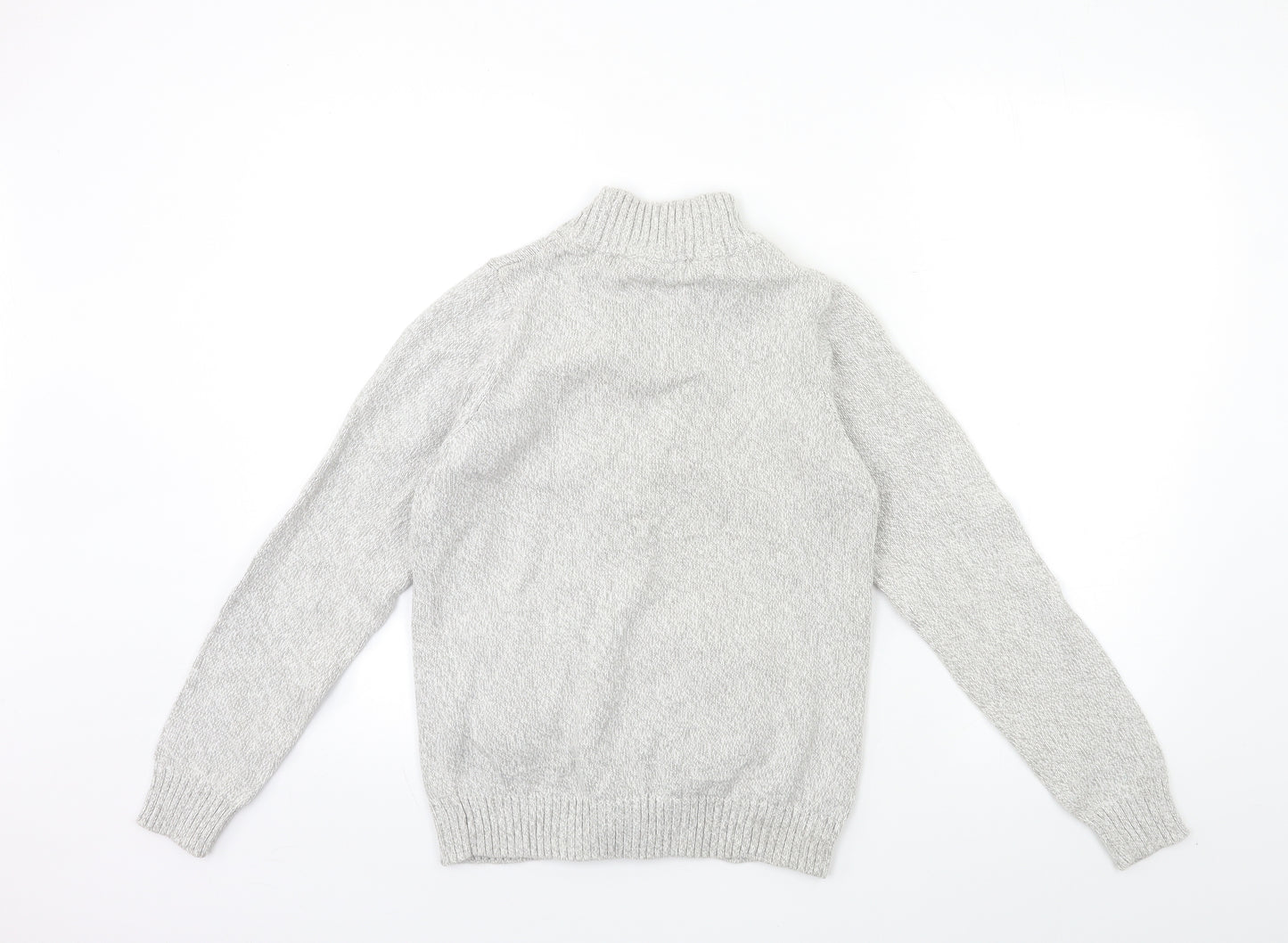 ISLE Womens Grey  Knit Cardigan Jumper Size 10