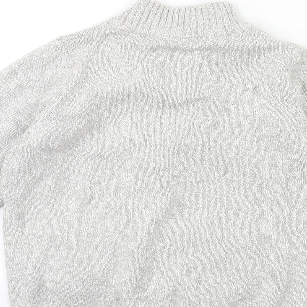 ISLE Womens Grey  Knit Cardigan Jumper Size 10