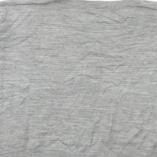Marks and Spencer Womens Grey  Knit Pullover Jumper Size S