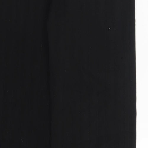 Rome Womens Black Striped  Trousers  One Size L26 in
