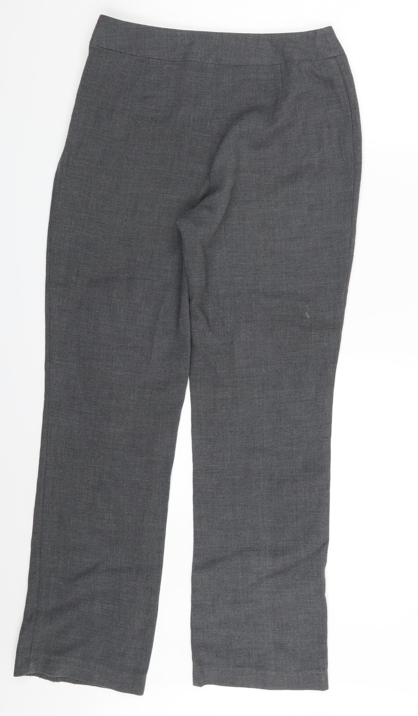 M&S Womens Grey   Trousers  Size 12 L27.5 in