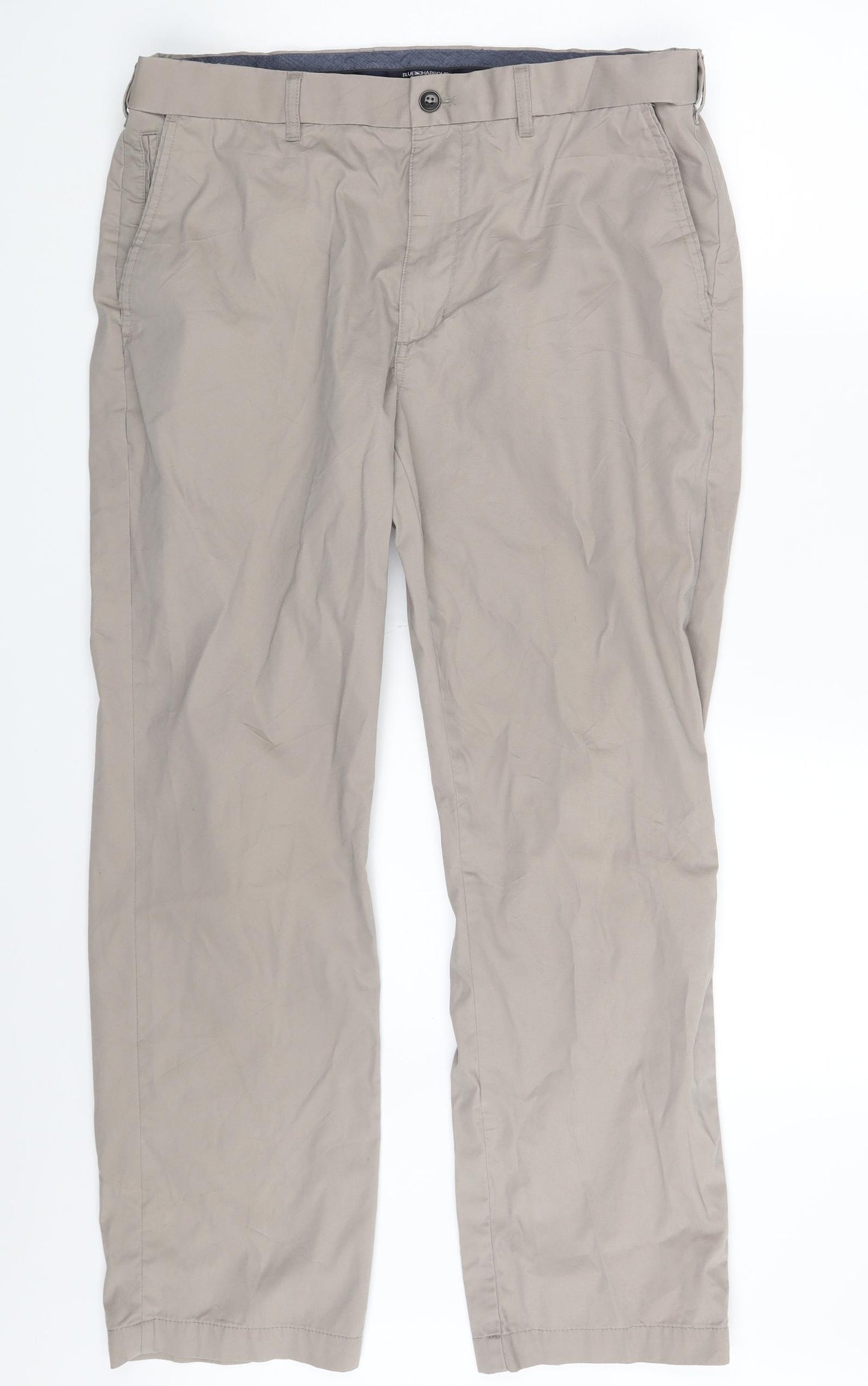 Blue Harbour Mens Beige   Trousers  Size 36 L27 in