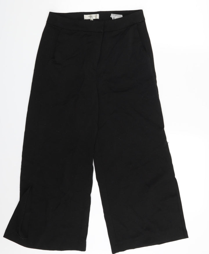 Selected Womens Black Cut-Off Shorts Size 8
