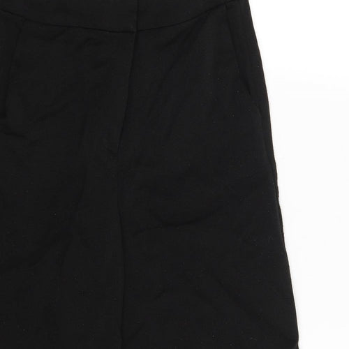 Selected Womens Black   Cut-Off Shorts Size 8
