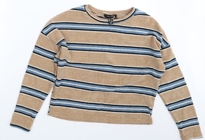 New Look Womens Multicoloured Striped  Pullover Jumper Size S