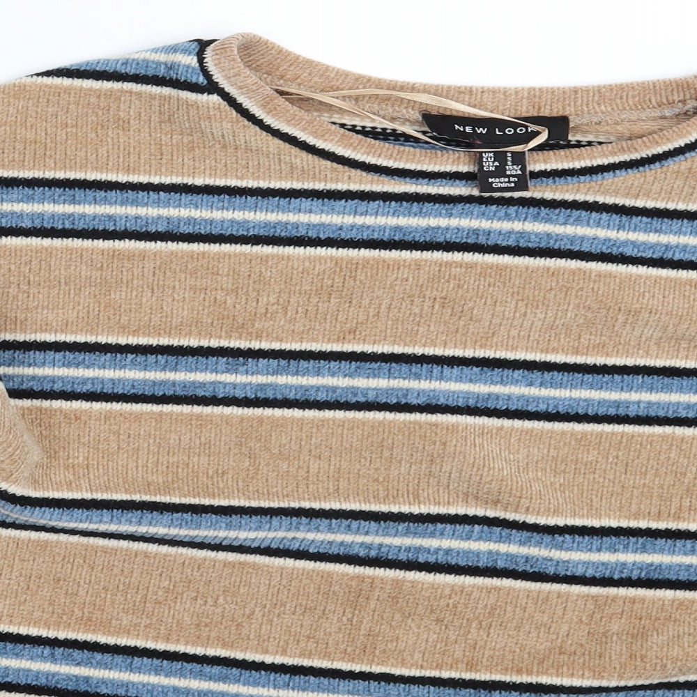 New Look Womens Multicoloured Striped  Pullover Jumper Size S