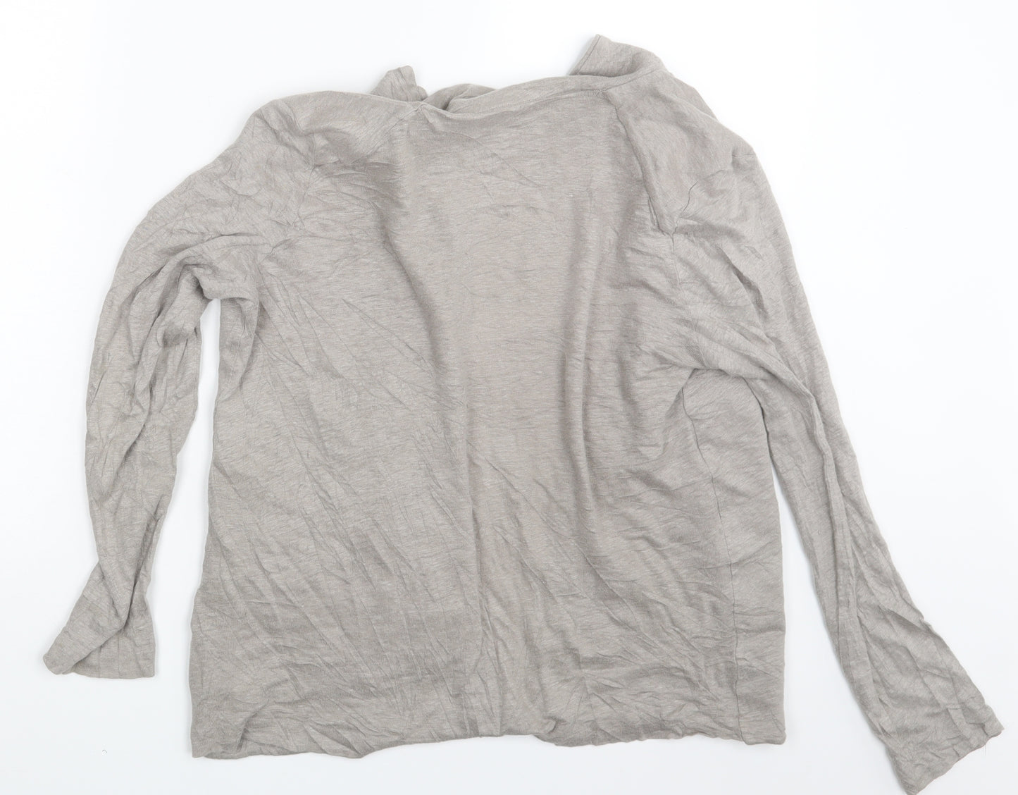 Majestic Womens Grey   Cardigan Jumper One Size