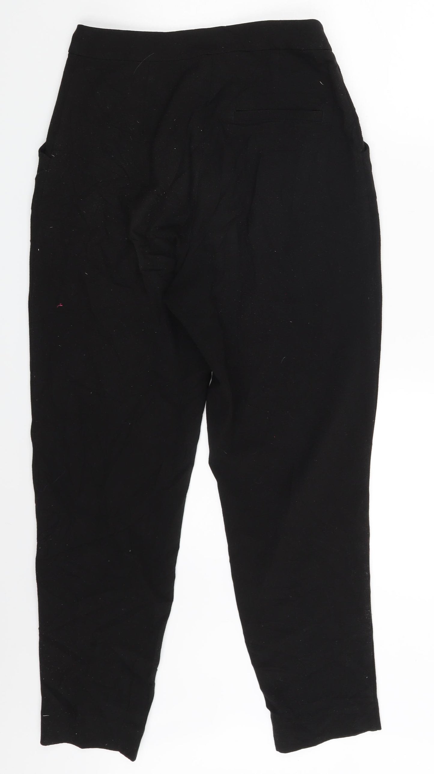 H&M Womens Black   Trousers  Size 8 L26 in