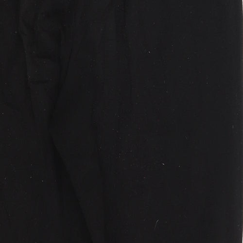 H&M Womens Black   Trousers  Size 8 L26 in