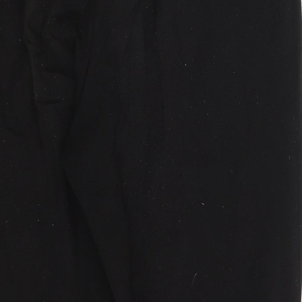 H&M Womens Black   Trousers  Size 8 L26 in