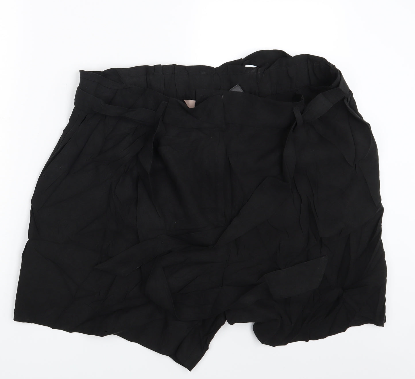 H&M Womens Black   Sweat Shorts Size 2XL