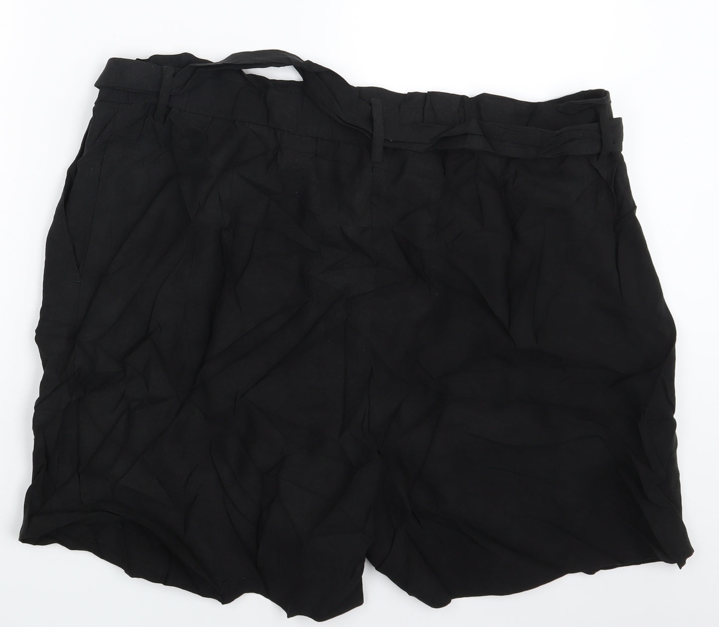 H&M Womens Black   Sweat Shorts Size 2XL