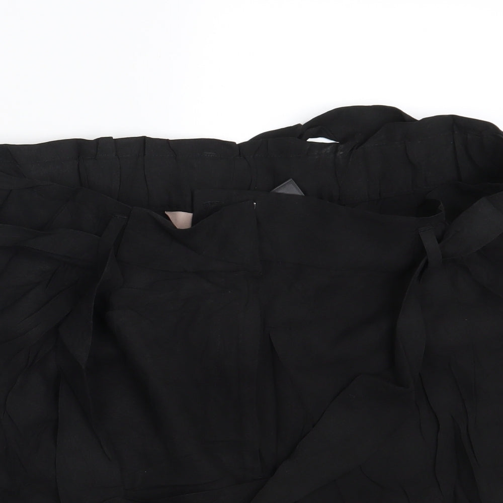 H&M Womens Black   Sweat Shorts Size 2XL