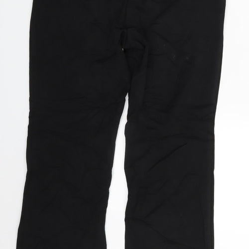 M&S Womens Black   Trousers  Size 12 L28 in
