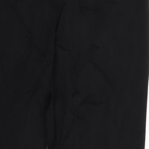 M&S Womens Black   Trousers  Size 12 L28 in