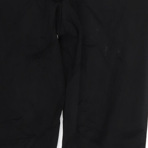 M&S Womens Black   Trousers  Size 12 L28 in