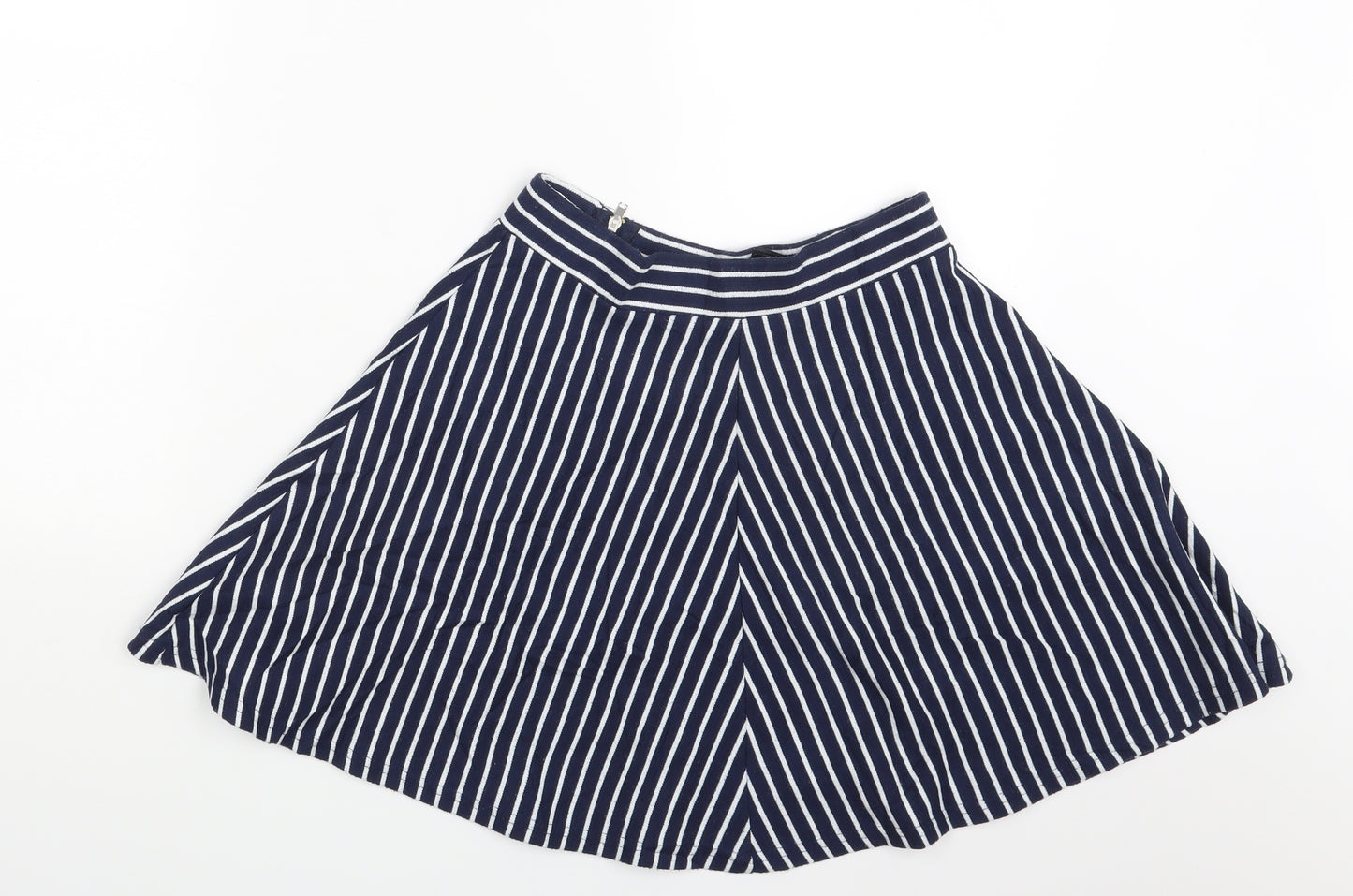 Divided Womens Multicoloured Striped  A-Line Skort Size S