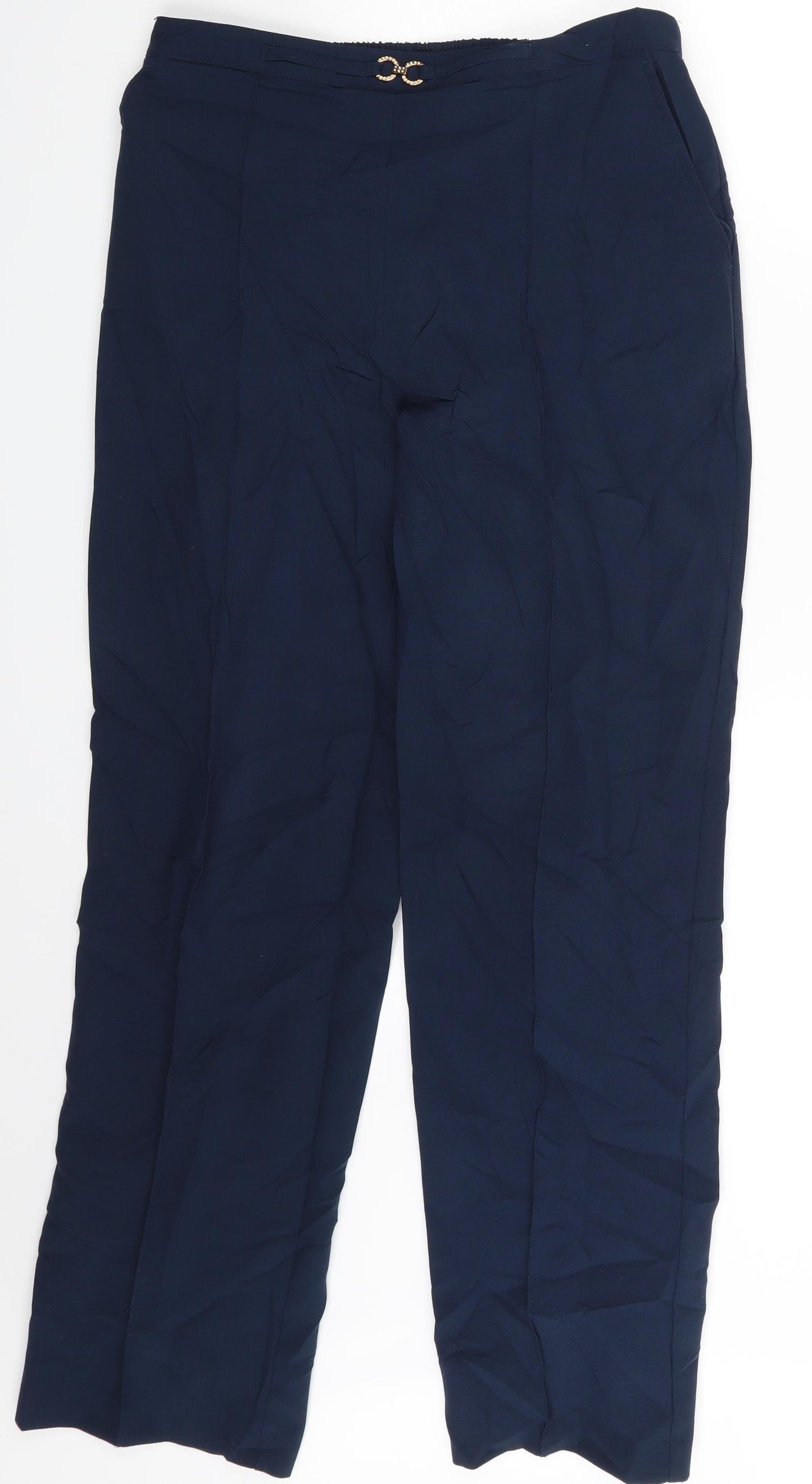 Damart Womens Blue   Trousers  Size 14 L25 in