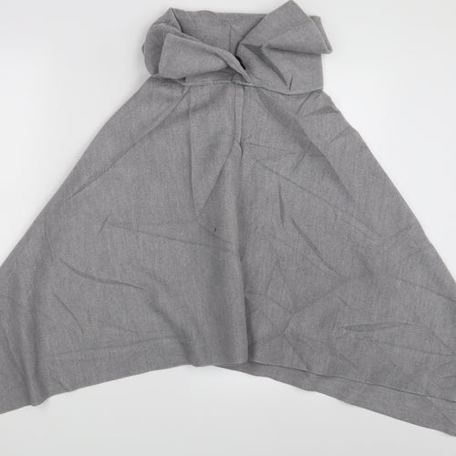 Preworn Womens Grey   Jacket Poncho One Size