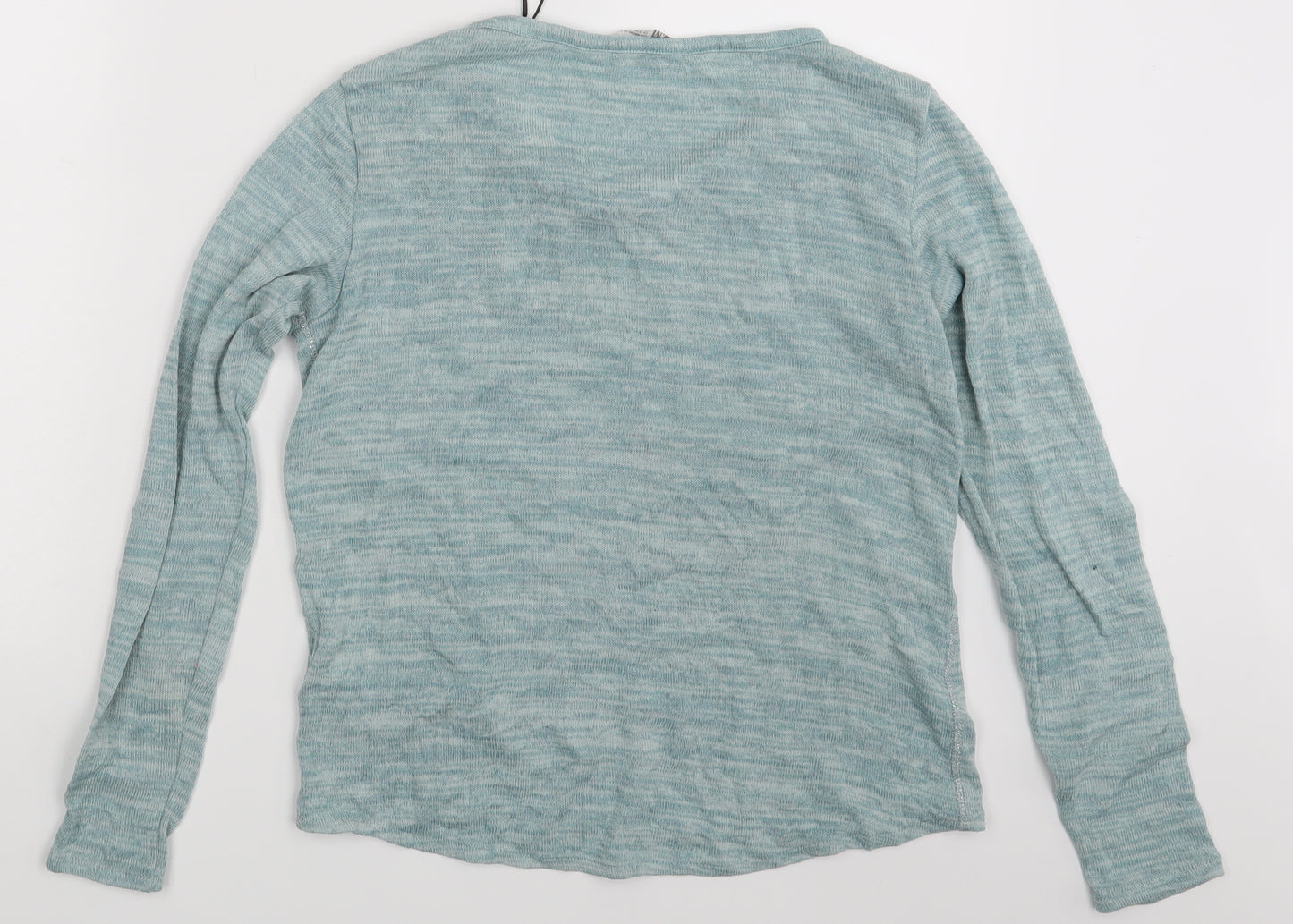 H&M Girls Green   Pullover Sweatshirt Size 12-13 Years