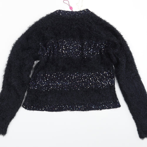 KYLIE  Girls Blue   Pullover Jumper Size 13 Years