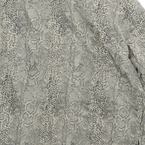 Legacy Womens Gold Camouflage  Basic Button-Up Size 12