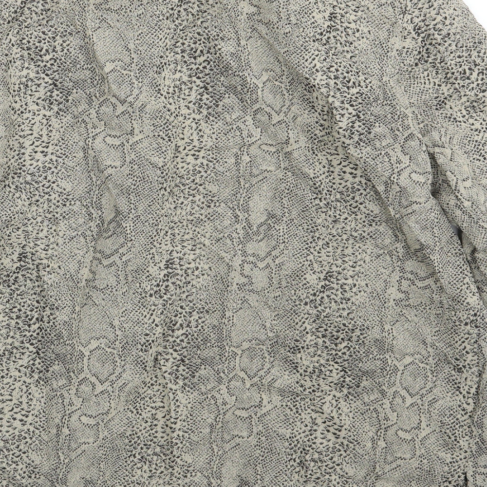 Legacy Womens Gold Camouflage  Basic Button-Up Size 12