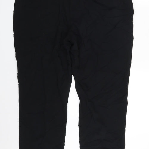 M&S Womens Black   Trousers  Size 20 L26 in
