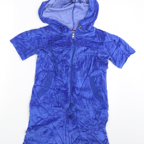 Boohoo Womens Blue   Coverall One-Piece Size 8