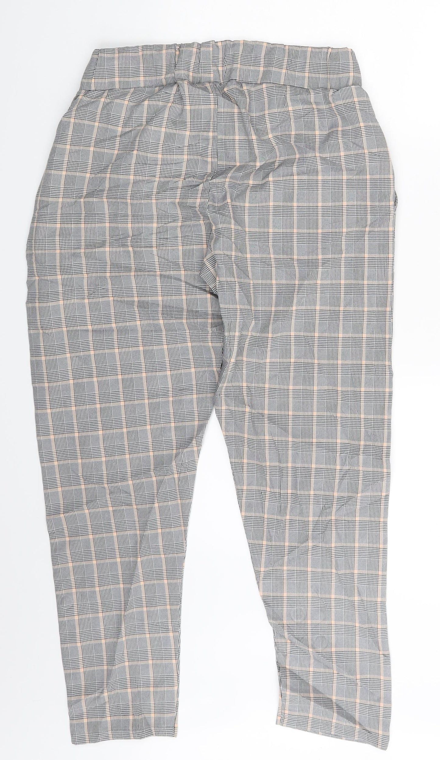 Boohoo Mens Green Check  Sweatpants Trousers Size M L25 in