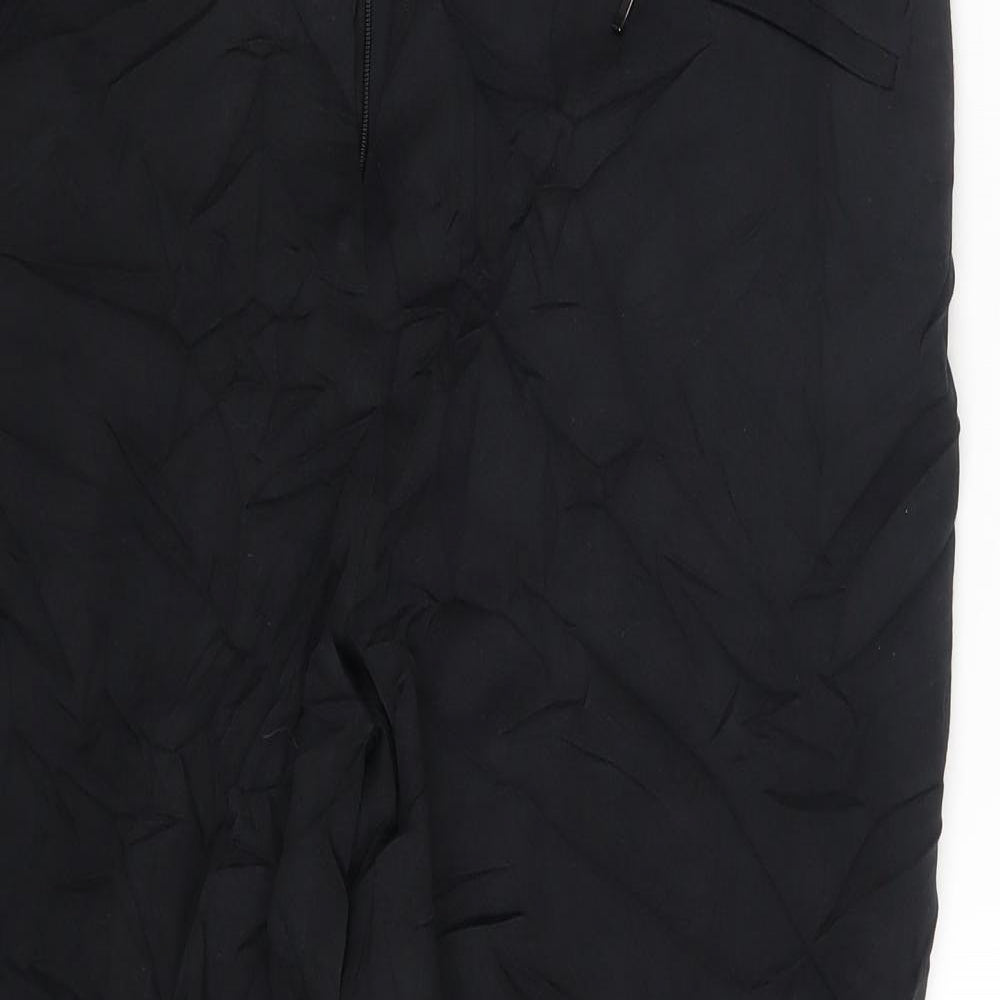 M&S Womens Black   Trousers  Size 16 L25 in