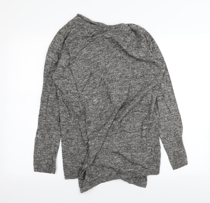 New Look Womens Grey Cardigan Jumper Size 8