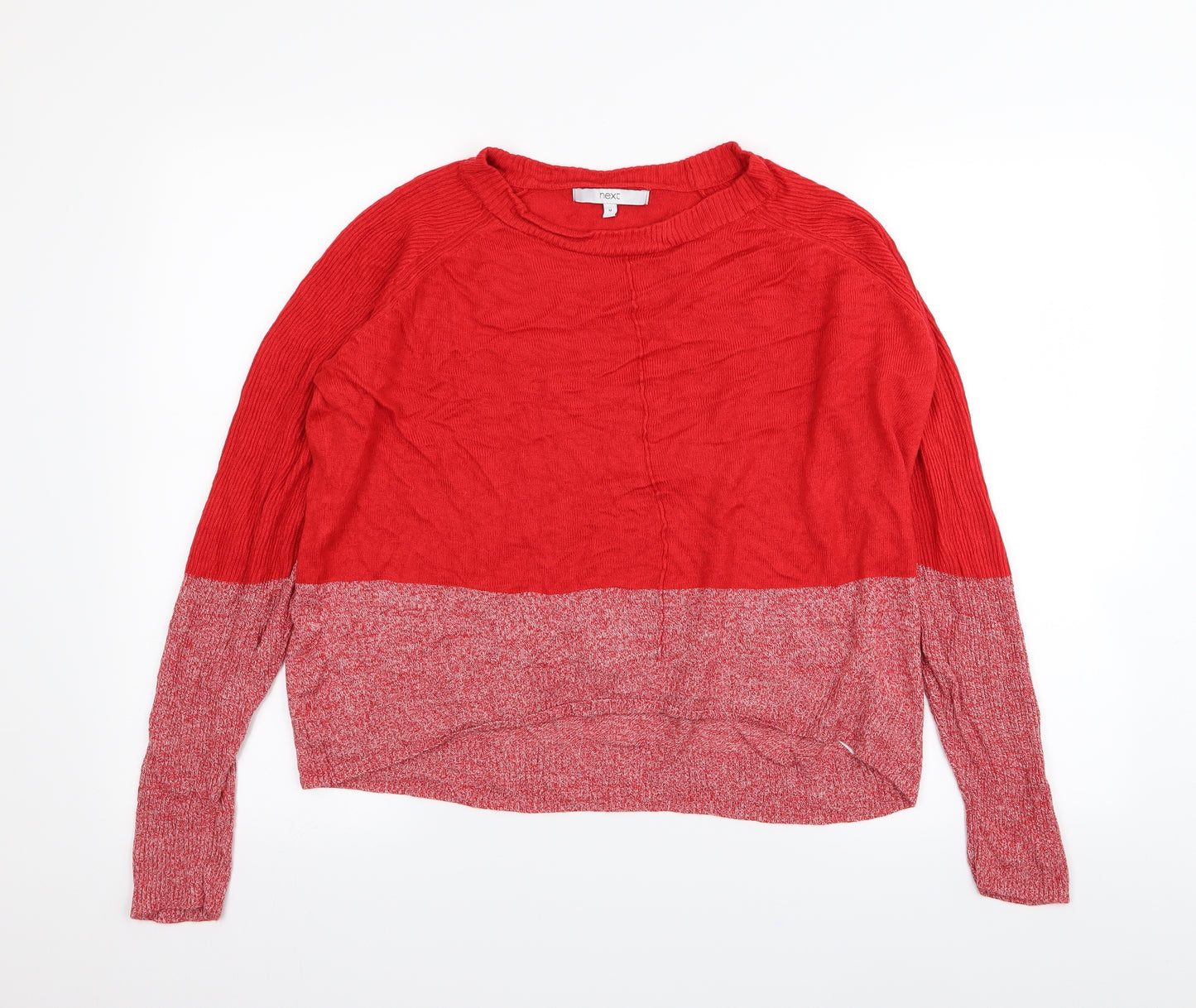 NEXT Womens Red   Pullover Jumper Size M