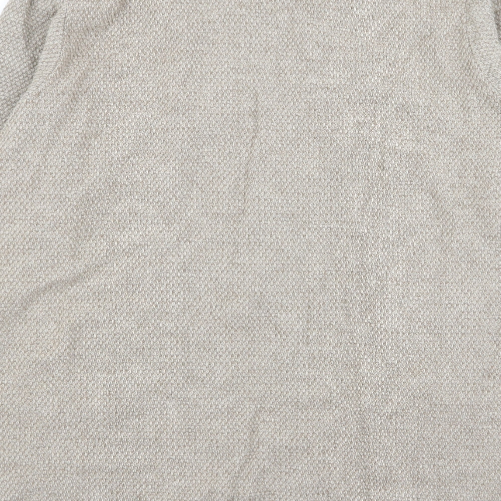 me Womens Beige   Cardigan Jumper Size L