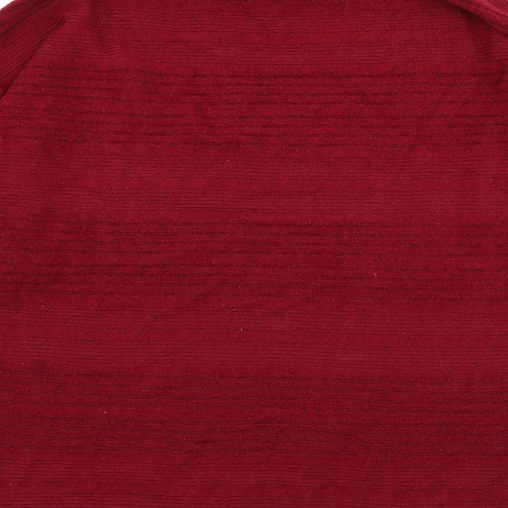M&Co Womens Red   Pullover Jumper Size 16