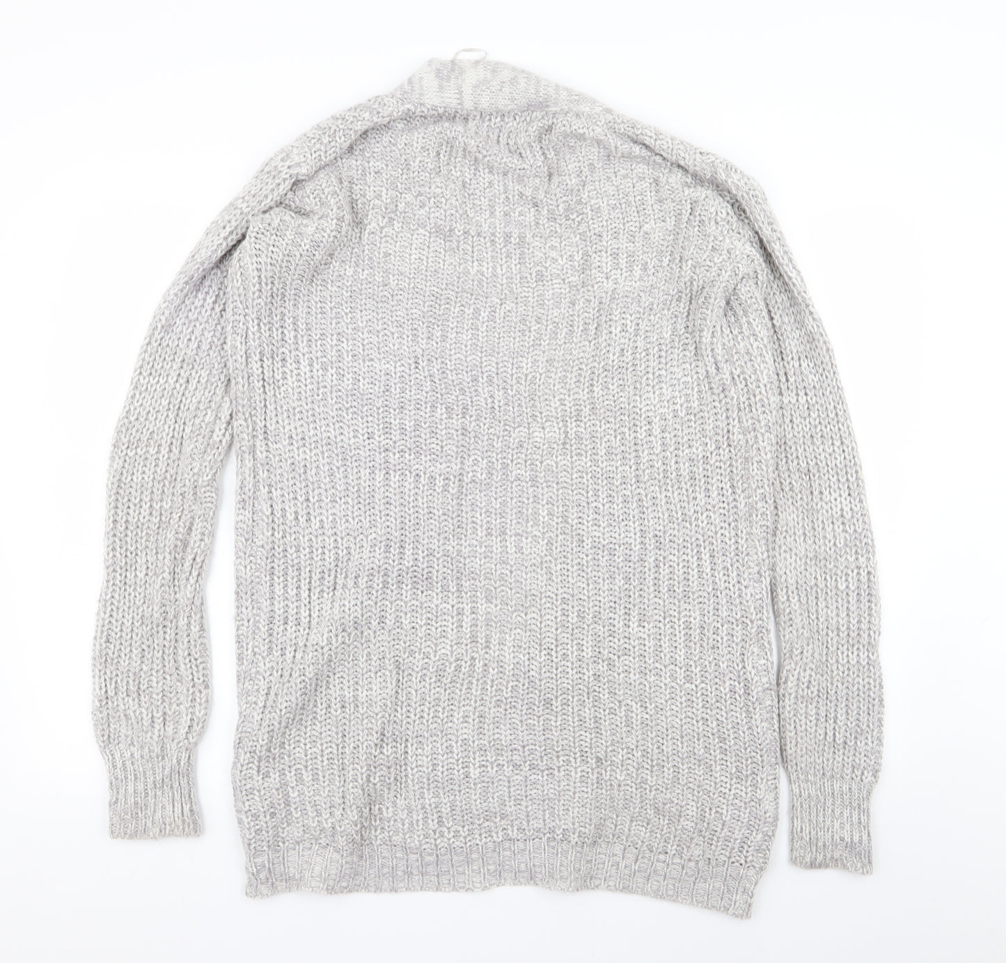 Papaya Womens Grey   Cardigan Jumper Size S